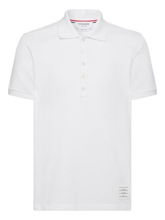 26SS 톰브라운 클래식 피케 4바 숏슬리브 폴로 티셔츠 MJP110P00050100 WHITE