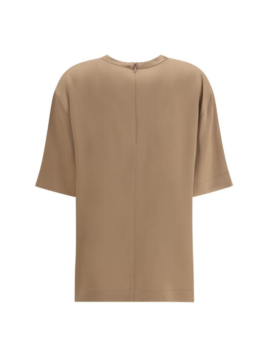 26SS 토템 반팔 티셔츠 261WRT0629FB0546088 LATTE - TOTEME