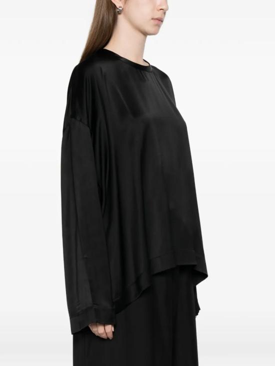 26SS 토템 반팔 티셔츠 261WRT0656FB0546001 BLACK - TOTEME