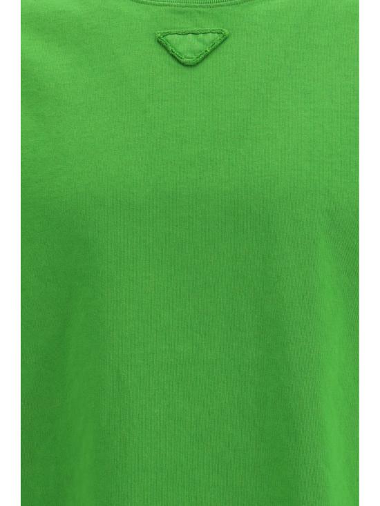 26SS 프라다 반팔 티셔츠 UJN986SOOO187BF0089 VERDE - PRADA