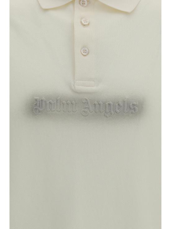 26FW 팜앤젤스 폴로 티셔츠 PAMGB002FB0020311 OFF WHITE ANTHRACITE - PALM ANGELS