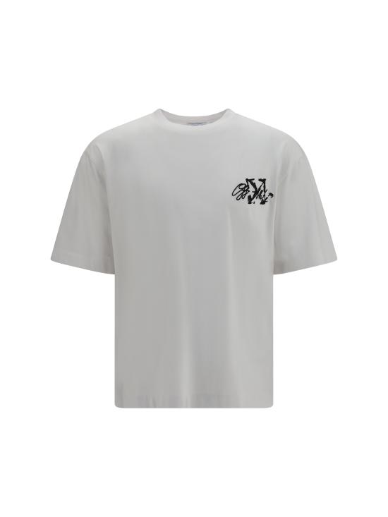 26FW 오프화이트 반팔 티셔츠 OMAA120F26JER00H10100 WHITE