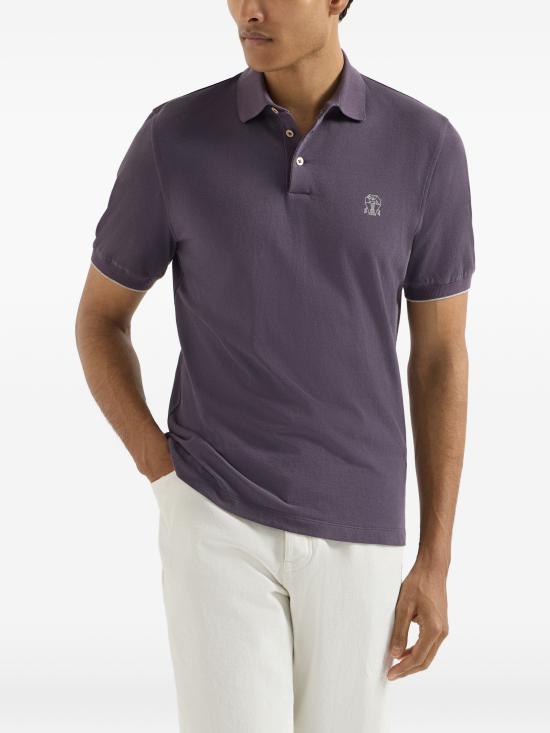 26FW 브루넬로 쿠치넬리 피케 폴로 셔츠 ME8548788CBW25 9764 9300 - BRUNELLO CUCINELLI