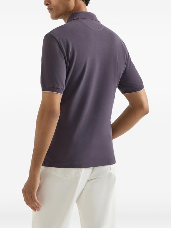 26FW 브루넬로 쿠치넬리 피케 폴로 셔츠 ME8548788CBW25 9764 9300 - BRUNELLO CUCINELLI