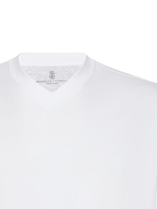 26FW 브루넬로 쿠치넬리 반팔 티셔츠 M0B131344C6159 BIANCO - BRUNELLO CUCINELLI