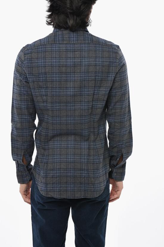  꼬르넬리아니 긴팔 셔츠 88P010 1811538 014 Blue - CORNELIANI