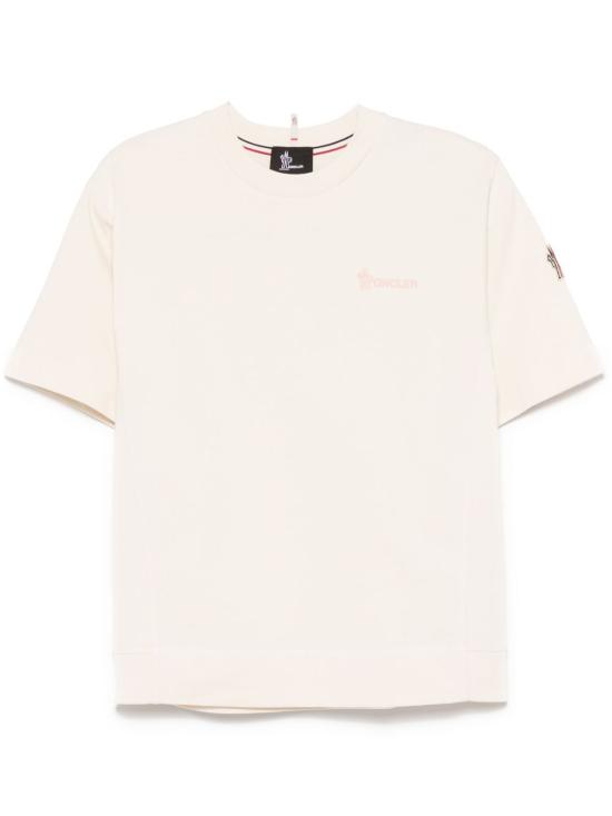 26SS 몽클레어 반팔 티셔츠 L10988C0001089AZ9034 NATURAL