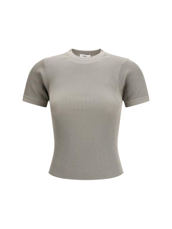 26SS 리에르 반팔 티셔츠 KNW66FRSFOGKNIT FOG KNIT