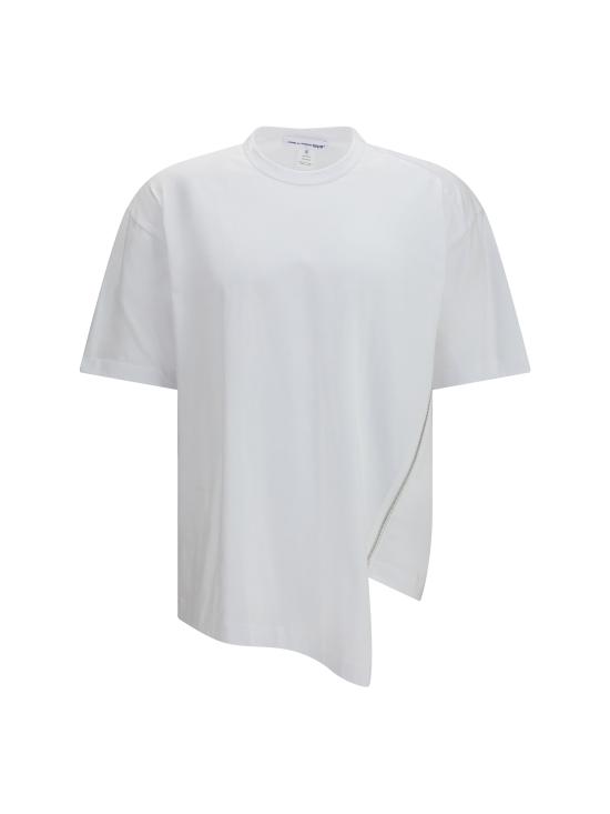 26SS 꼼데가르송 반팔 티셔츠 FQT009S263 WHITE