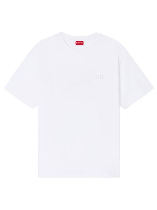 26SS 겐조 Boke Flower 2.0 자수 오버사이즈 티셔츠 FG55TS4024SG01 WHITE