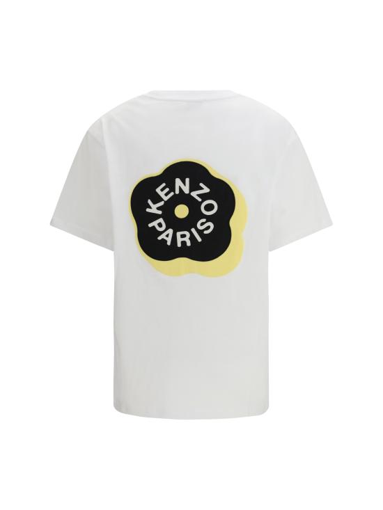 26SS 겐조 보케 플라워 2.0 엠브로이더드 루즈 티셔츠 FG52TS3024SG01 WHITE - KENZO