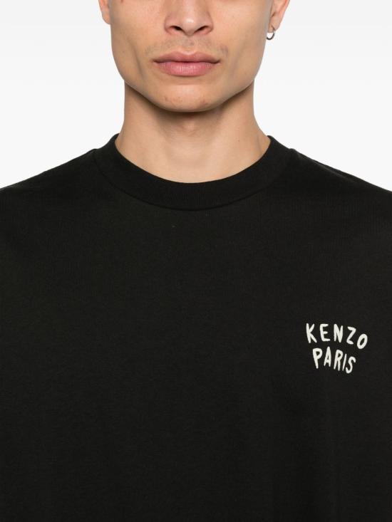 26SS 겐조 Boke Heart 릴렉스 롱슬리브 FG55TL3034SY99J BLACK - KENZO