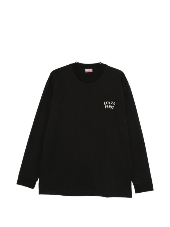 26SS 겐조 Boke Heart 릴렉스 롱슬리브 FG55TL3034SY99J BLACK
