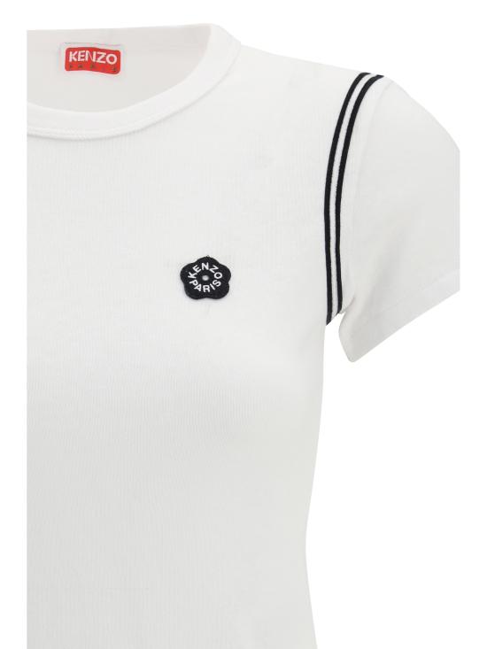 26SS 겐조 보케 플라워 2.0 엠브로이더드 티셔츠 FG52TS2054SK01 WHITE - KENZO