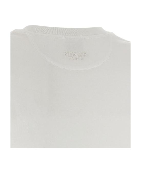 26SS 겐조 와일드 타이거 엠브로이더드 티셔츠 FG52TS2164SO02 OFF WHITE - KENZO