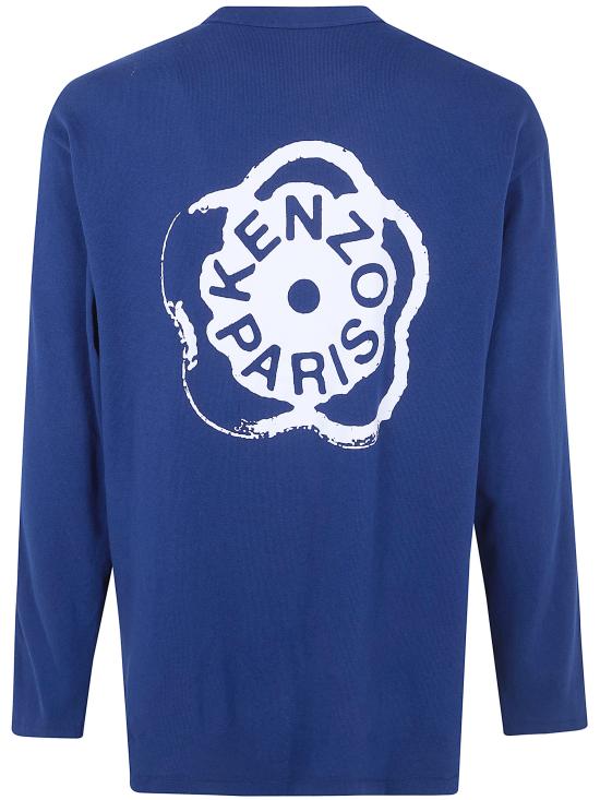 26SS 겐조 Boke Flower 2.0 롱슬리브 FG55TL3024SK75 DEEP SEA BLUE - KENZO