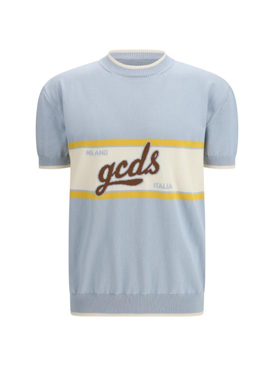 26SS 지씨디에스 반팔 티셔츠 C1MBQF149K107713Y PALE BLUE YELLOW