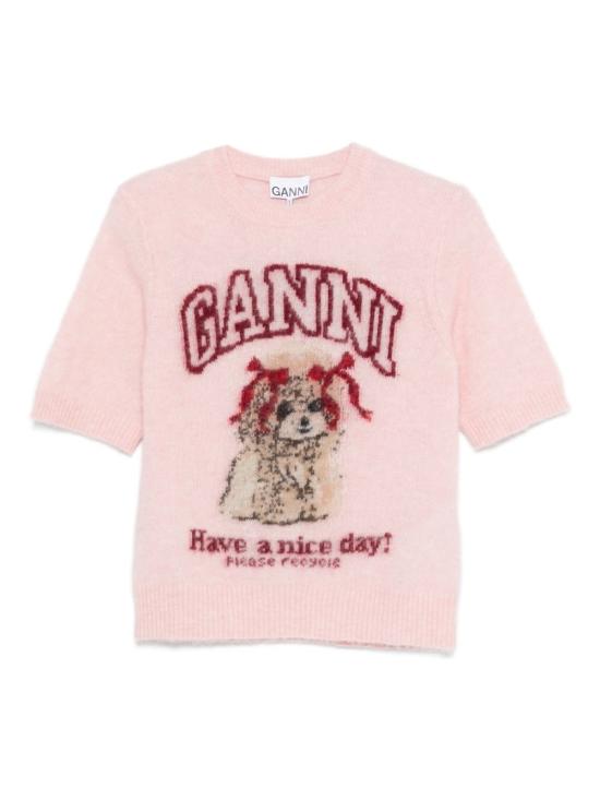 26SS 가니 브러쉬드 알파카 스웨터 A1070093868 CHALK PINK