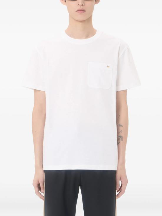 26SS 발렌티노 가라바니 반팔 티셔츠 8V0MG10VBGR0BO BIANCO - VALENTINO GARAVANI