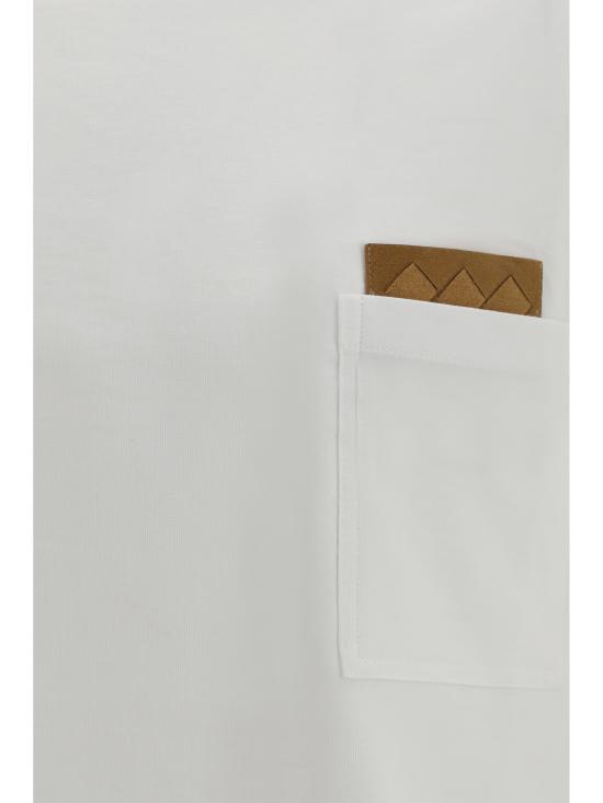 26FW 보테가베네타 반팔 티셔츠 838924V4N509000 WHITE - BOTTEGA VENETA