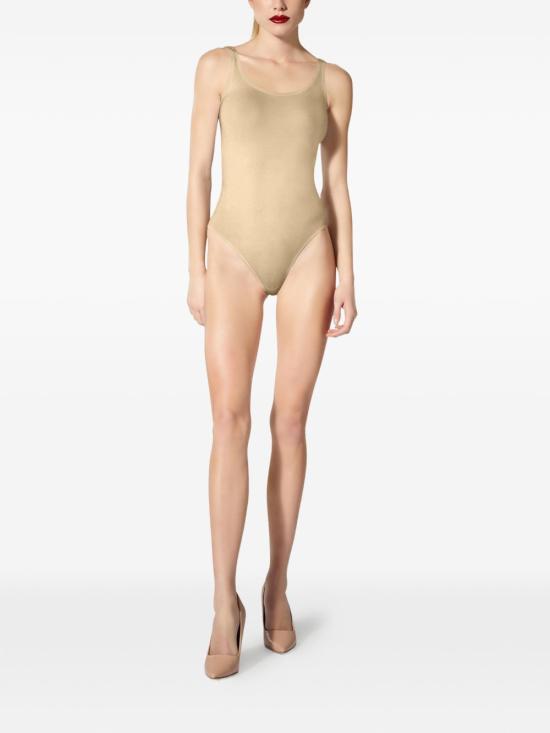 26FW 월포드 반팔 티셔츠 750864816 CAF AU LAIT - WOLFORD
