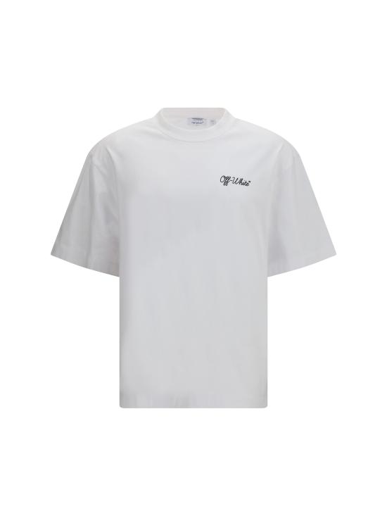 26SS 오프화이트 반팔 티셔츠 44MAA120S26J01D1001000 WHITE