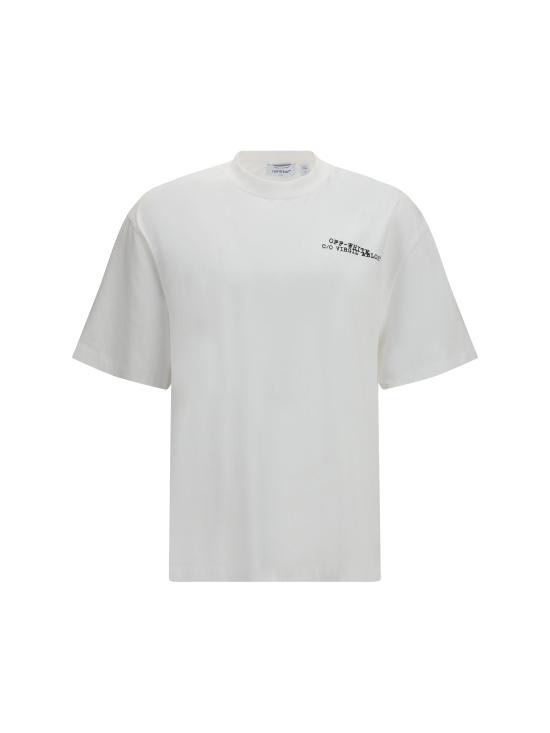 26SS 오프화이트 반팔 티셔츠 44MAA120S26J00K1001000 WHITE