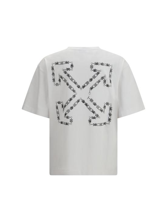 26SS 오프화이트 반팔 티셔츠 44MAA120S26J0041001000 WHITE - OFF WHITE