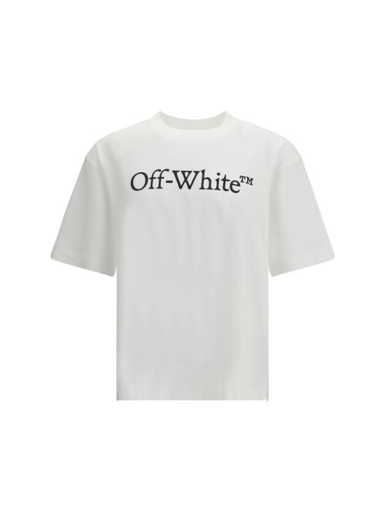 26SS 오프화이트 반팔 티셔츠 44MAA120C9J00801100110 WHITE BLACK