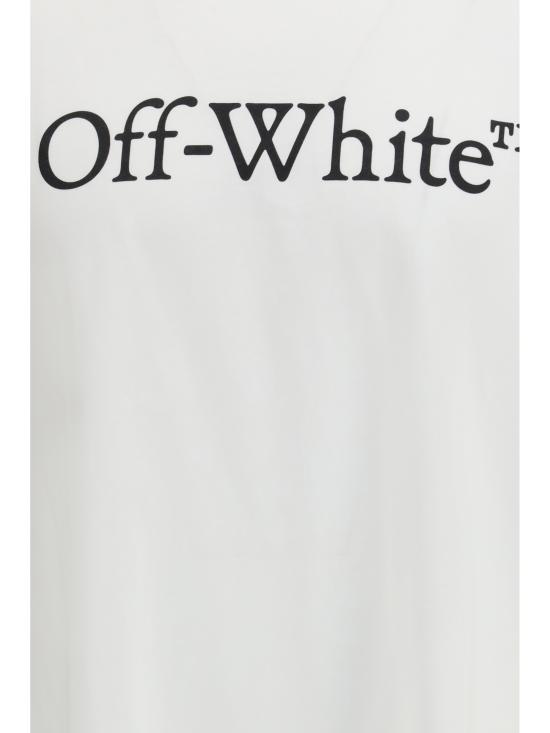26SS 오프화이트 반팔 티셔츠 44MAA120C9J00801100110 WHITE BLACK - OFF WHITE