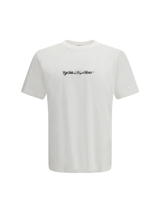 26SS 오프화이트 반팔 티셔츠 44MAA027S26J0021001000 WHITE