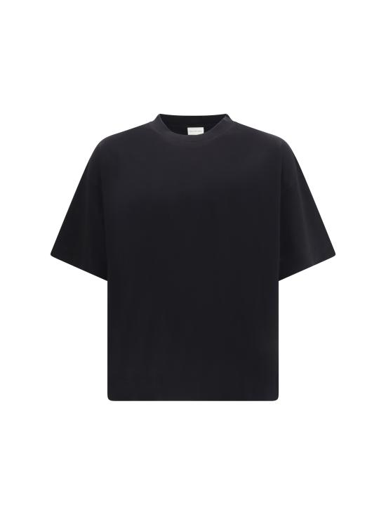 26FW 드리스 반 노튼 반팔 티셔츠 2620211074603900 BLACK