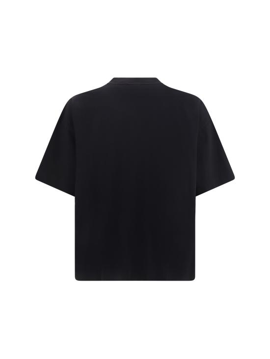 26FW 드리스 반 노튼 반팔 티셔츠 2620211074603900 BLACK - DRIES VAN NOTEN