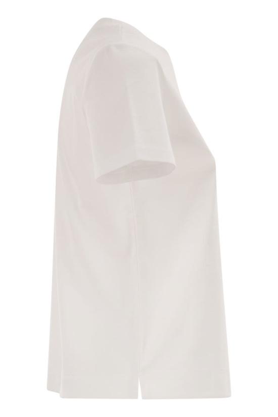 26SS 막스마라 반팔 티셔츠 2611971028600001 BIANCO OTTICO - MAX MARA
