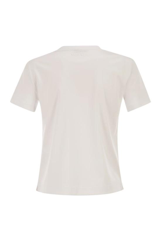 26SS 막스마라 반팔 티셔츠 2611971028600001 BIANCO OTTICO - MAX MARA