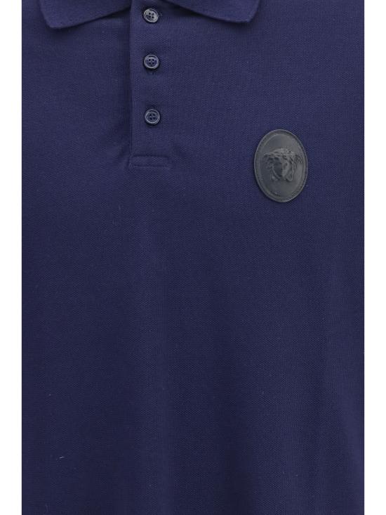 26FW 베르사체 반팔 티셔츠 10268841A192311UI40 DARK NAVY - VERSACE
