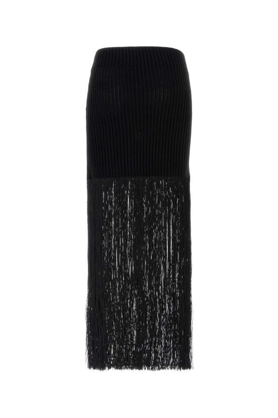 26FW 알라이아 스커트 AA9J2574K217D995 NOIR ALAIA - ALAIA