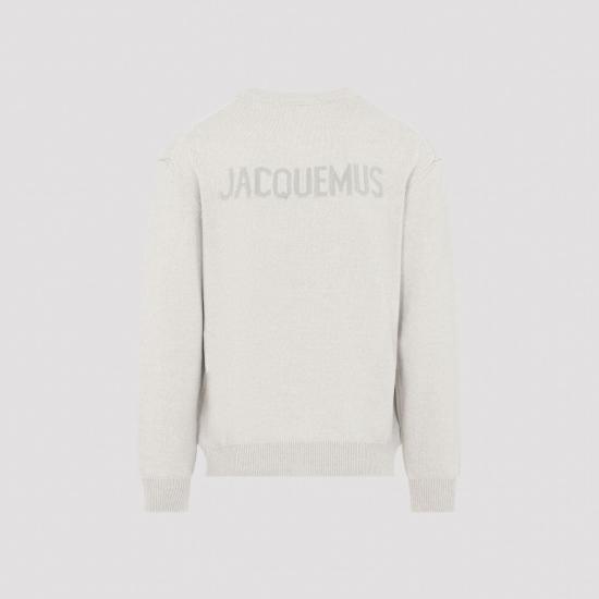 26FW 자크뮈스 스웨터 SWM00629AK00347130 LIGHT BEIGE - JACQUEMUS