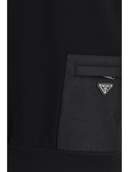 26FW 프라다 스트레치 저지 스웨트셔츠 UJL179SWMO1YSZF0002 NERO - PRADA