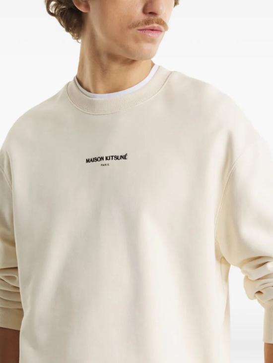 26SS 메종키츠네 스웨터 QM00300KM03410063 NOBLE BEIGE - MAISON KITSUNE