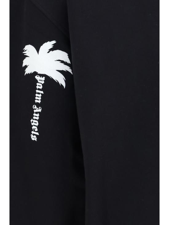 26FW 팜앤젤스 스웨터 PAMBA003FL0031003 BLACK OFF WHITE - PALM ANGELS