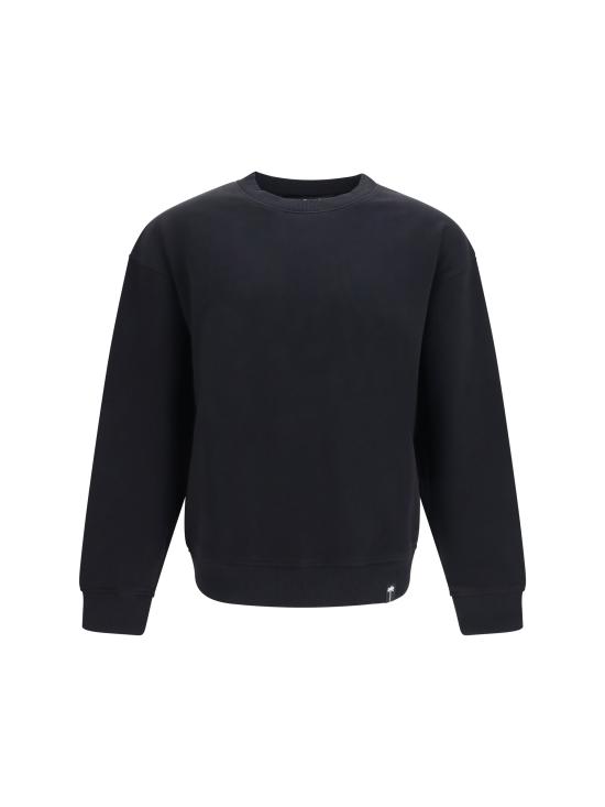 26FW 팜앤젤스 스웨터 PAMBA003FL0031003 BLACK OFF WHITE