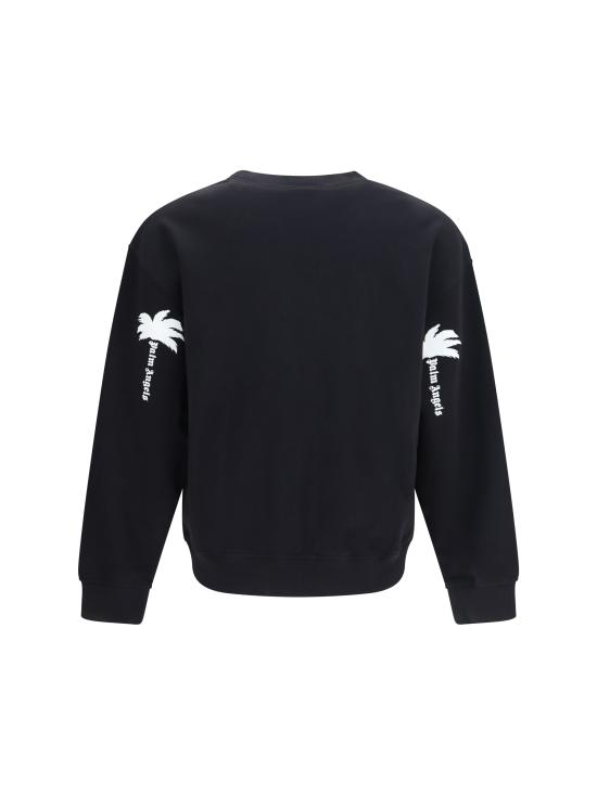 26FW 팜앤젤스 스웨터 PAMBA003FL0031003 BLACK OFF WHITE - PALM ANGELS