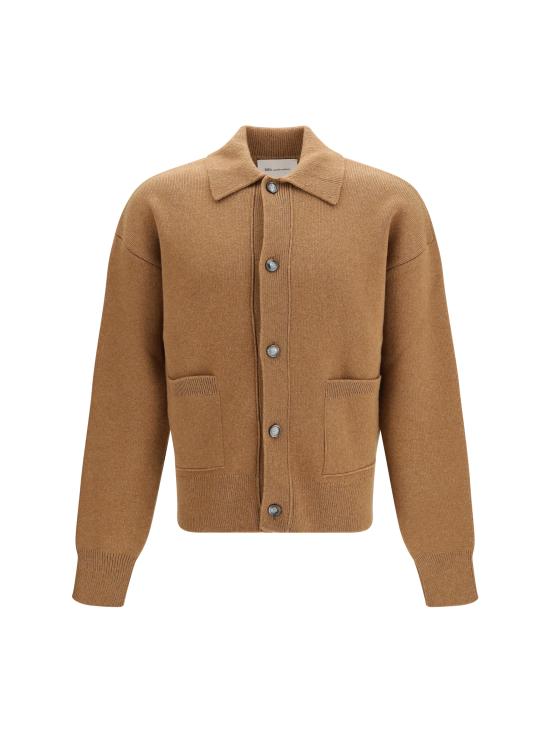 26FW 아미 스웨터 HKC923KN0192280 CAMEL