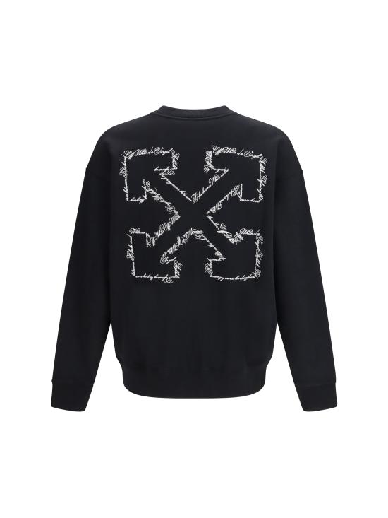 26SS 오프화이트 스웨터 44MBA054S26F0010010001 BLACK - OFF WHITE