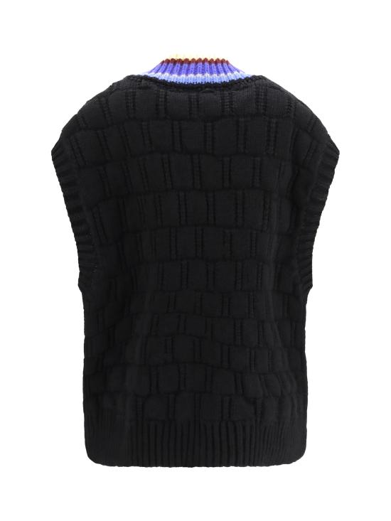 26FW 드리스 반 노튼 스웨터 2620112384754900 BLACK - DRIES VAN NOTEN
