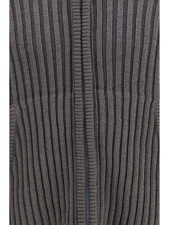 26FW 아워레가시 레벨 리브드 니트 후드 집업 M4263LSSAGESTRIPE SAGE STRIPE - OUR LEGACY