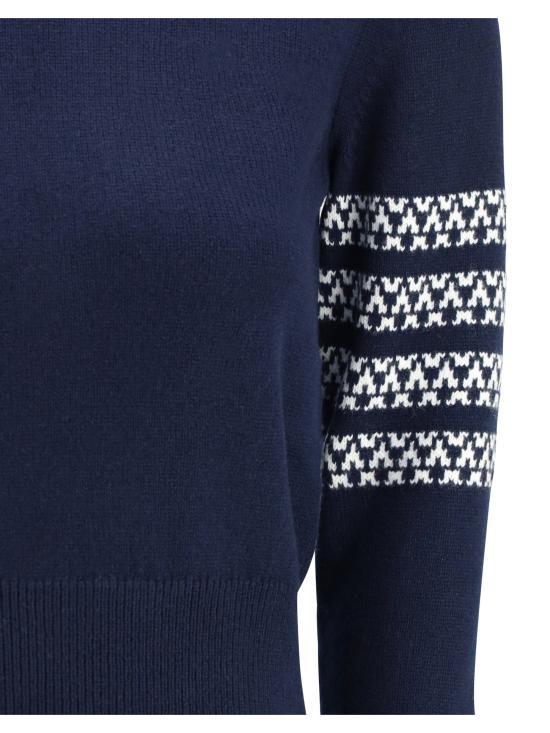 26FW 톰브라운 메리노 울 홀리데이 헥터 풀오버 니트 FKA514AY1029415 NAVY - THOM BROWNE