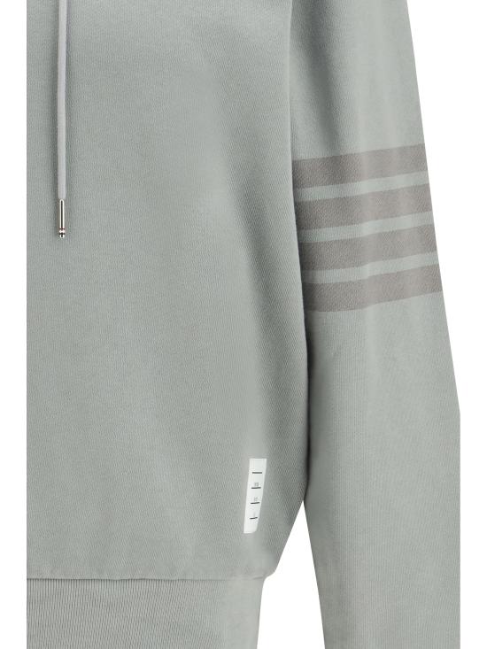 26FW 톰브라운 솔리드 루프백 4바 후디 MJT556AJ0007055 LT GREY - THOM BROWNE