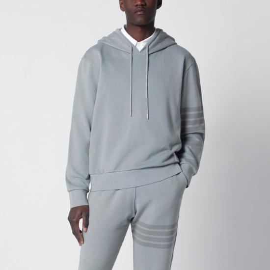 26FW 톰브라운 솔리드 루프백 4바 후디 MJT556AJ0007055 LT GREY